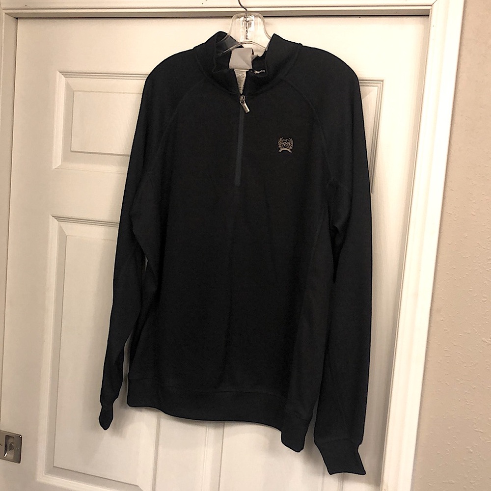 Cinch half zip sweater
